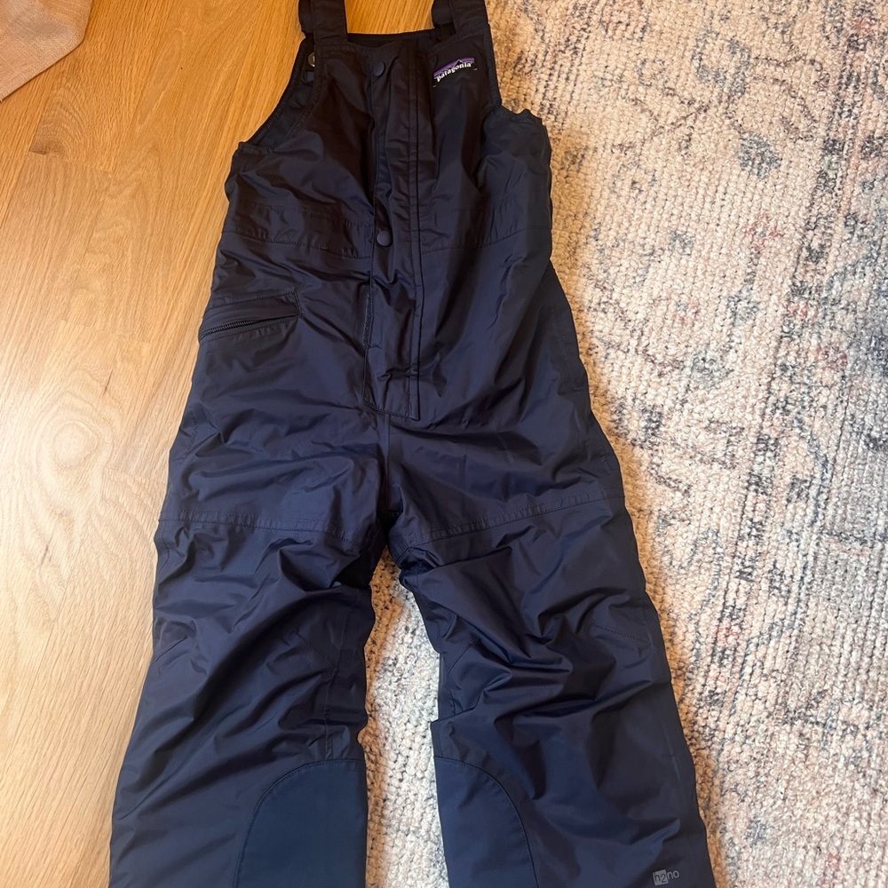 Patagonia Kids Black Snow Bibs